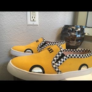 Kate Spade “Linda” Taxi Canvas Slip On